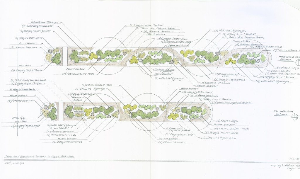 Turtle Creek Landscaping Plan